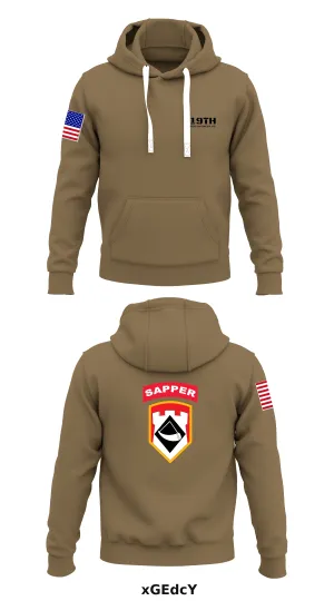 119th Sapper Engineer Co.  Store 1  Core Men's Hooded Performance Sweatshirt - xGEdcY