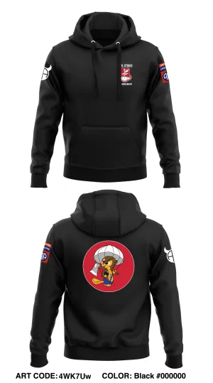 127th EN BN, 1BCT 82nd ABN Div  Core Men's Hooded Performance Sweatshirt - 4WK7Uw