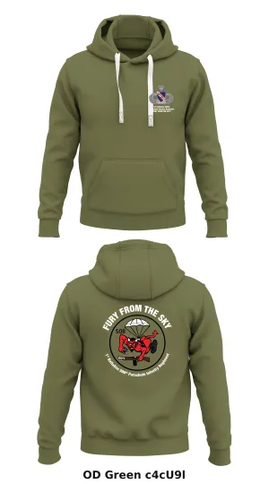 1/58th PIR Store 1  Core Men's Hooded Performance Sweatshirt - c4cU9l