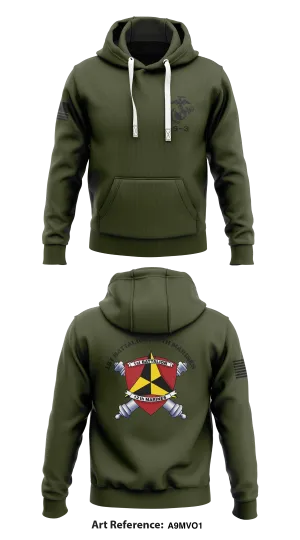 1st Battalion, 12th Marines Store 1  Core Men's Hooded Performance Sweatshirt - A9mvo1