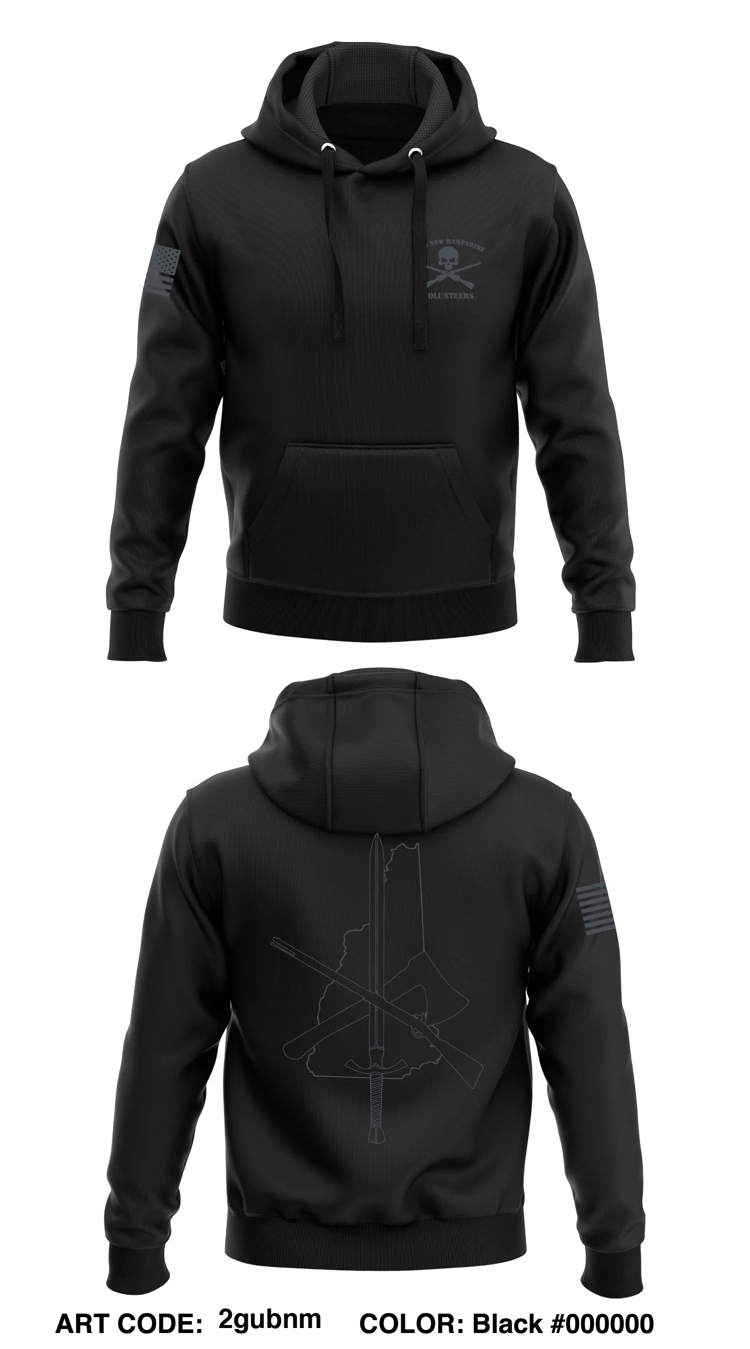 1th New Hampshire Volunteers Store 1  Core Men's Hooded Performance Sweatshirt - 2gubnm