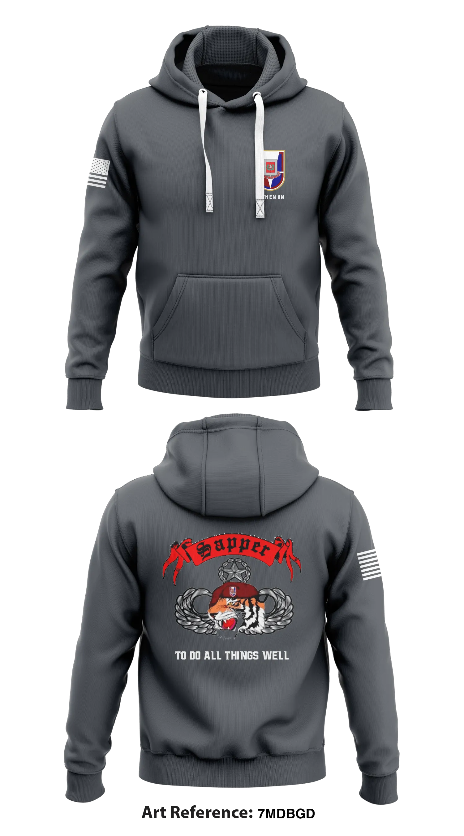 27th EN BN  Core Men's Hooded Performance Sweatshirt - 7mDbGD