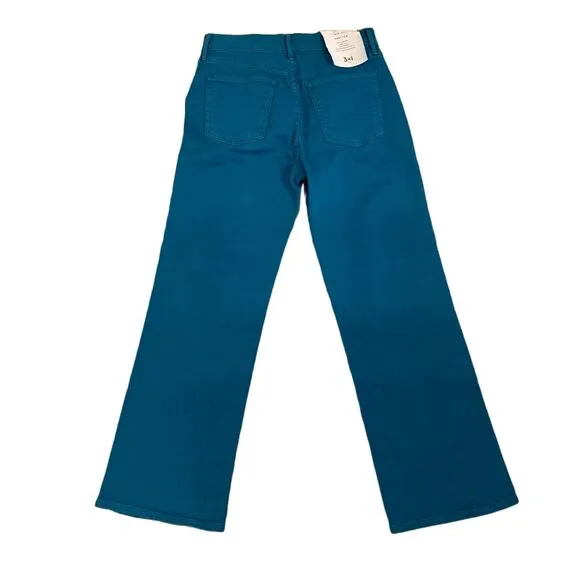 3X1 NYC Jeans Sz 26 NWT Wide Leg High Rise Classic Skater y2k Womens Blue