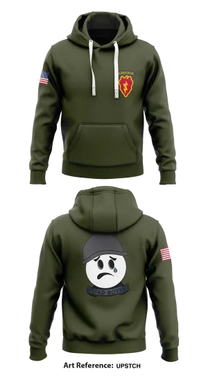 4-25 1sbct (abn) 1-51st Apache Co. Store 1  Core Men's Hooded Performance Sweatshirt - upstCH
