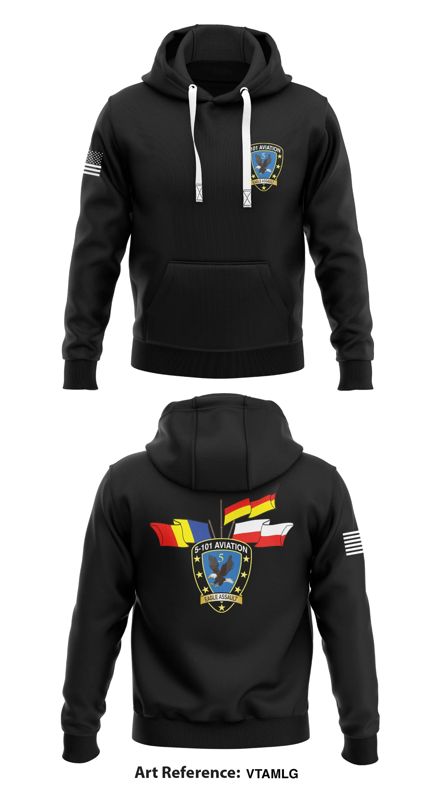 5 11 AVN REGT Store 1  Core Men's Hooded Performance Sweatshirt - VtamLG