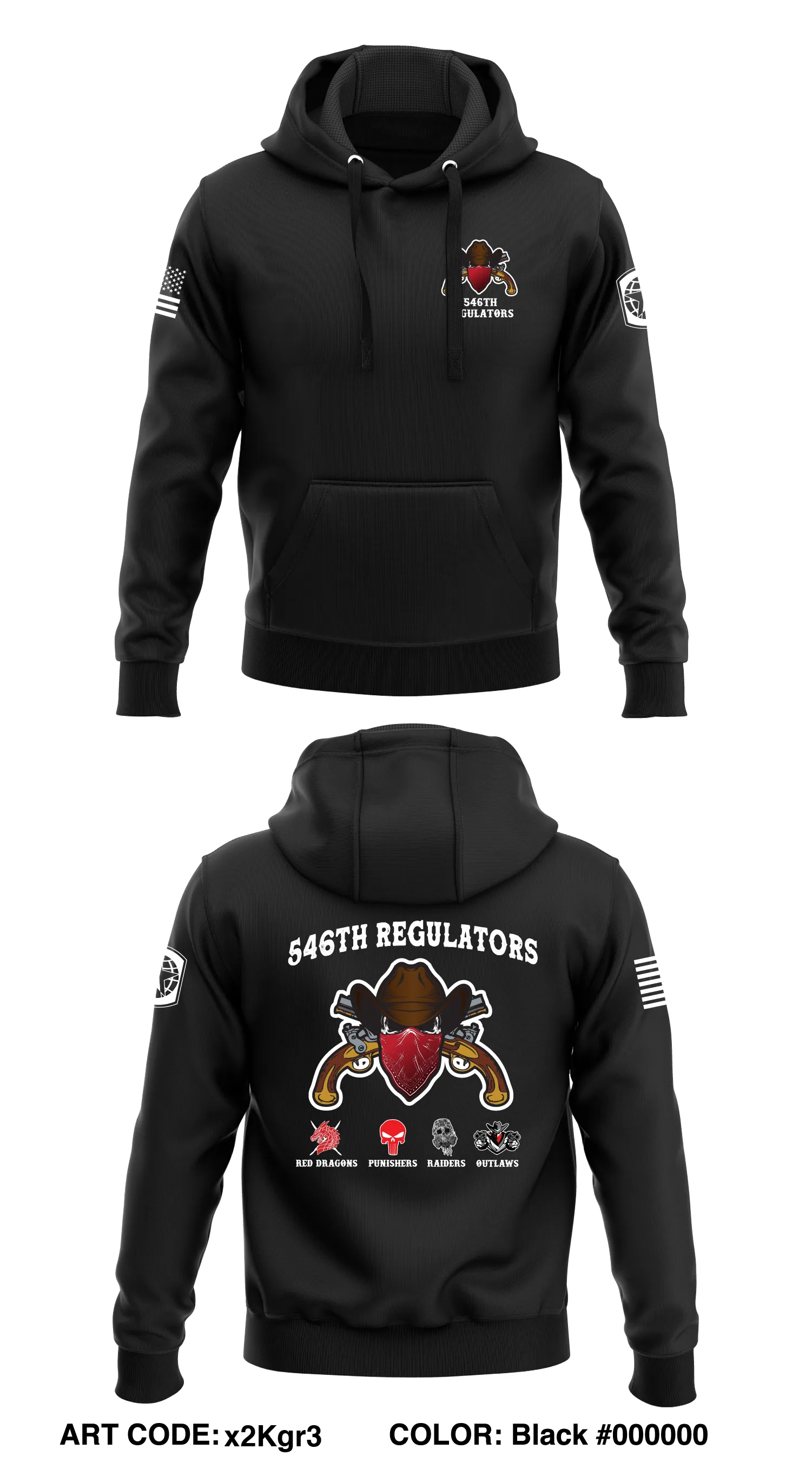 546th Military Police Company  Core Men's Hooded Performance Sweatshirt - x2Kgr3