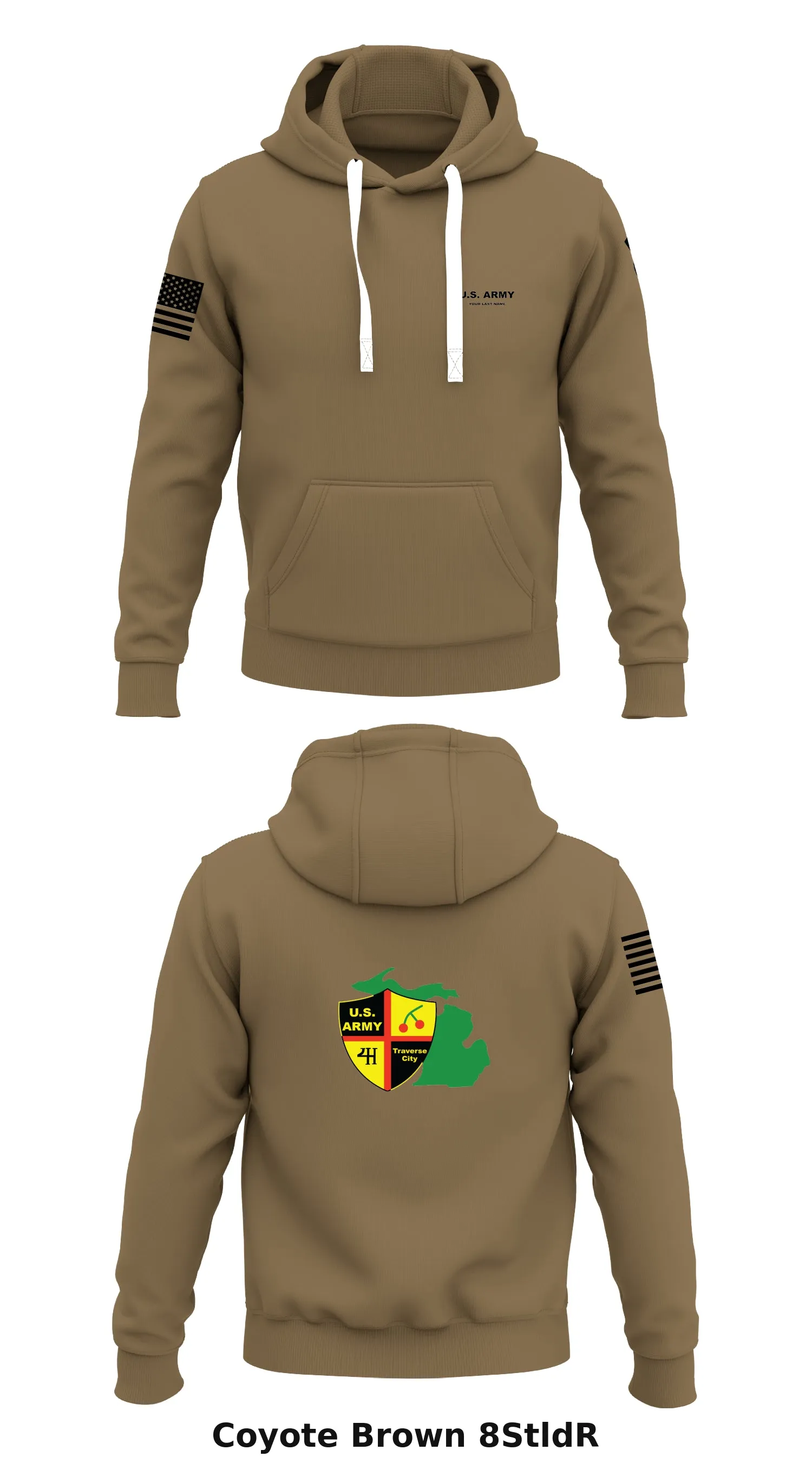5i4h Store 1  Core Men's Hooded Performance Sweatshirt - 8StldR