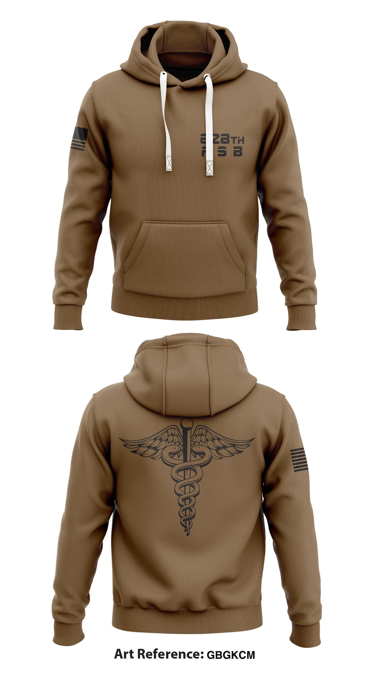 628th ASB Store 1  Core Men's Hooded Performance Sweatshirt - GBGkcm