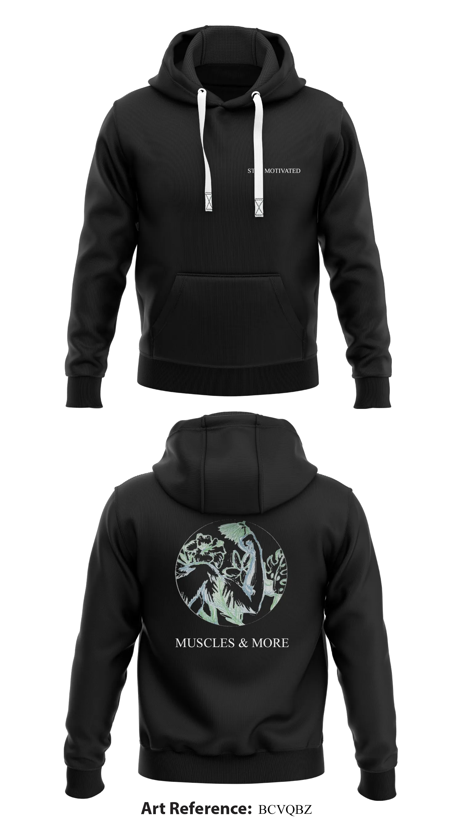 6BEB  Core Men's Hooded Performance Sweatshirt - 48078764023