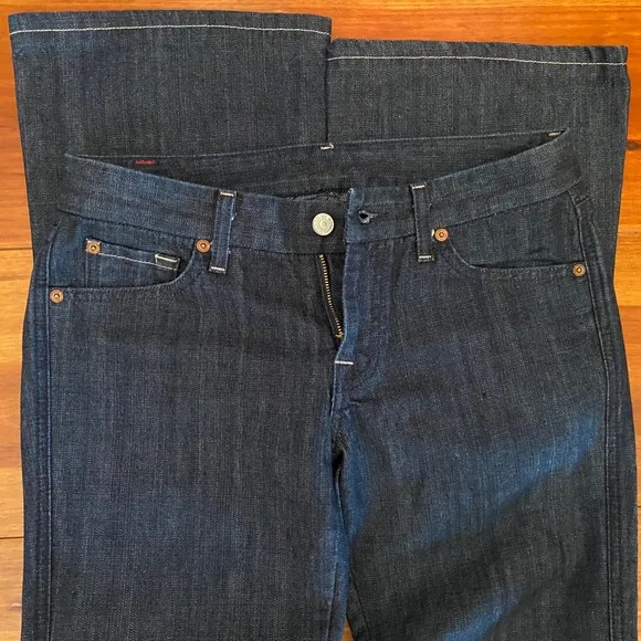 7 For All Mankind Jeans, Sz 28 Wide Leg Flare EUC