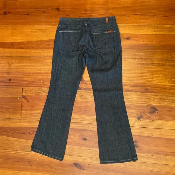 7 For All Mankind Jeans, Sz 28 Wide Leg Flare EUC