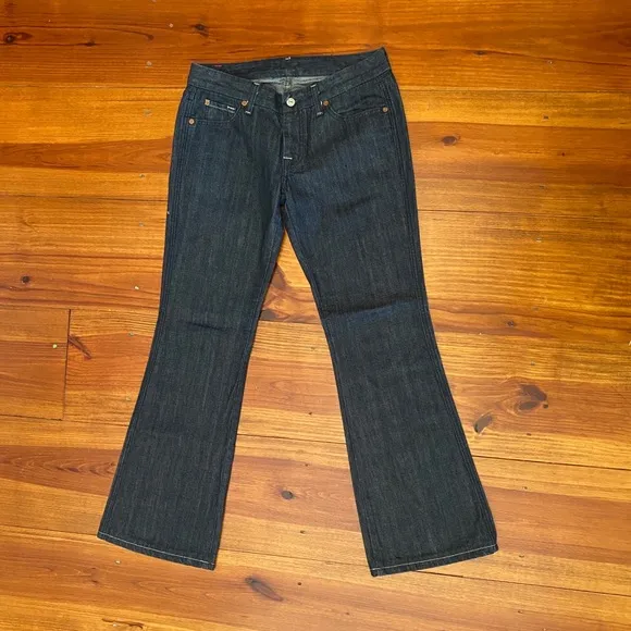 7 For All Mankind Jeans, Sz 28 Wide Leg Flare EUC