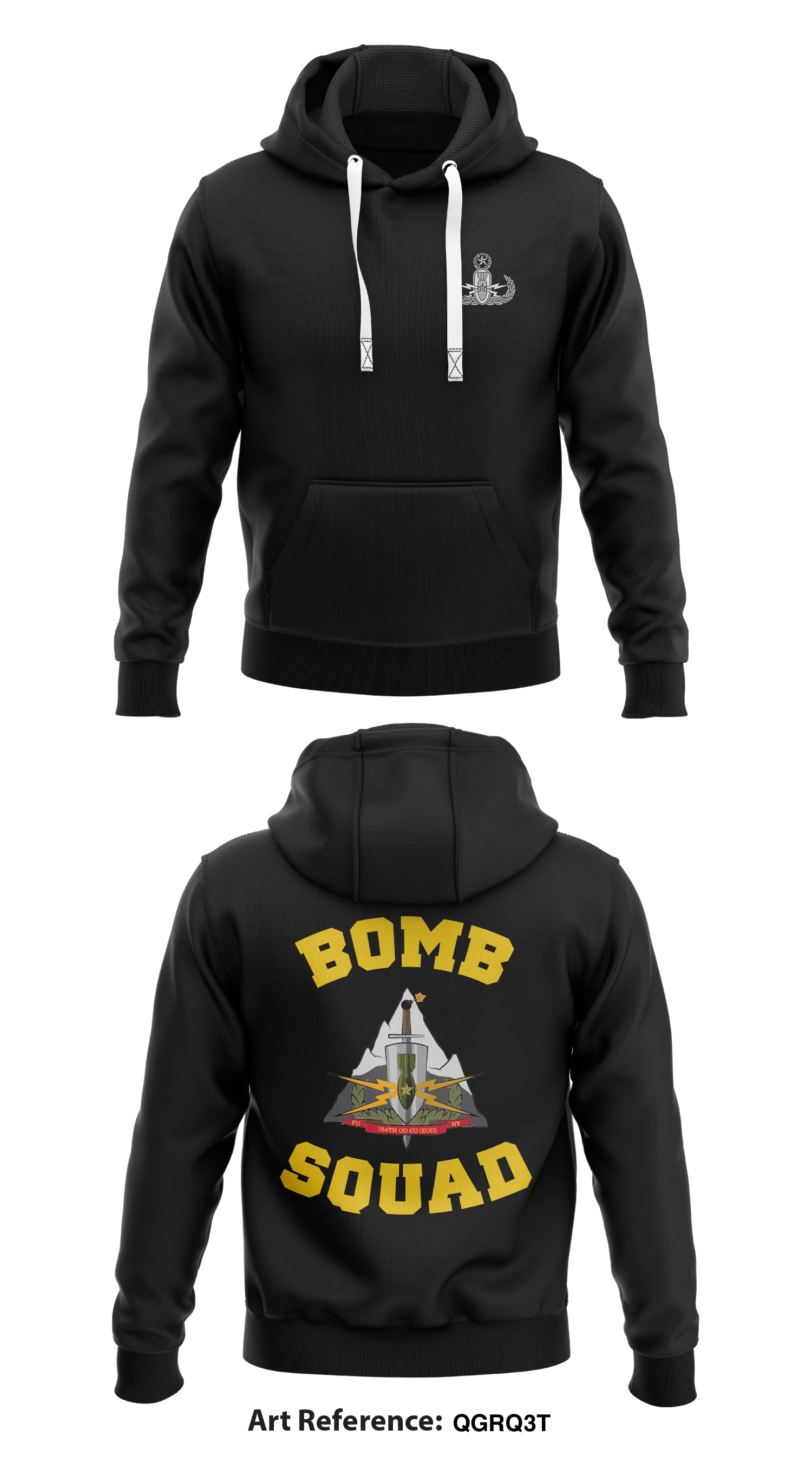 754th OD Co EOD Store 1  Core Men's Hooded Performance Sweatshirt - qGRQ3t