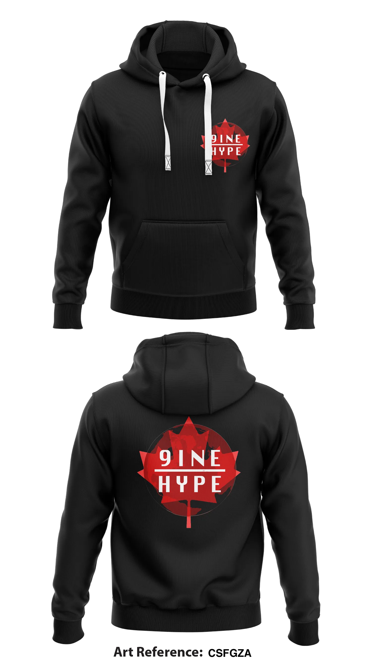 9inehype Store 1  Core Men's Hooded Performance Sweatshirt - CsfgZA