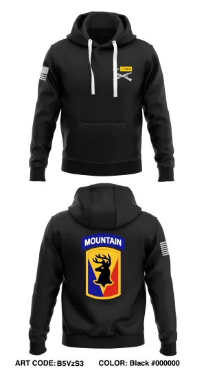 A Co 1-12nd INF Store 1  Core Men's Hooded Performance Sweatshirt - B5VzS3