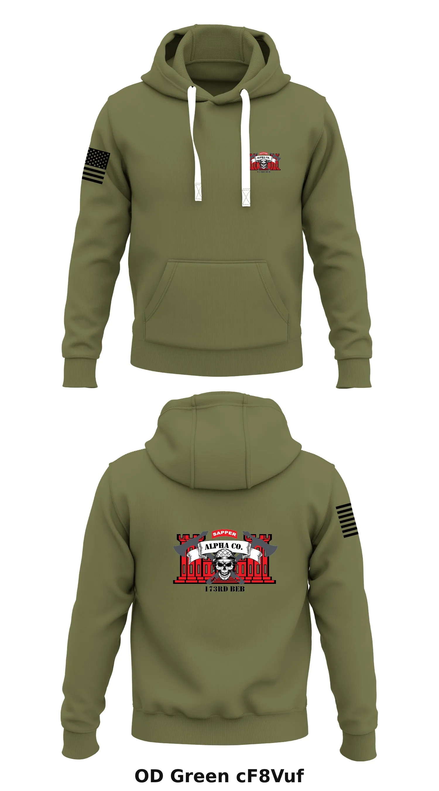 A CO 173rd BEB Store 1  Core Men's Hooded Performance Sweatshirt - cF8Vuf