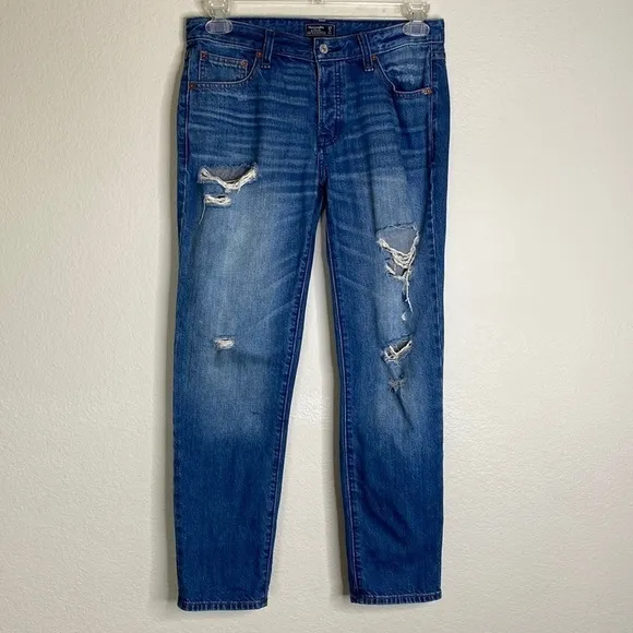 Abercrombie &amp; Fitch Ames slim boyfriend jeans Sz 27/4