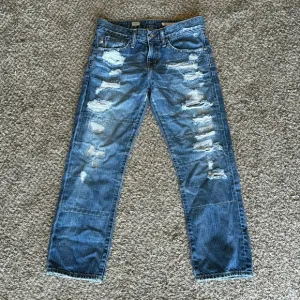 Adriano Goldschmied Women’s Size 25 Ex Boyfriend Crop Distressed Jeans