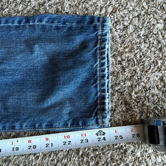 Adriano Goldschmied Women’s Size 25 Ex Boyfriend Crop Distressed Jeans