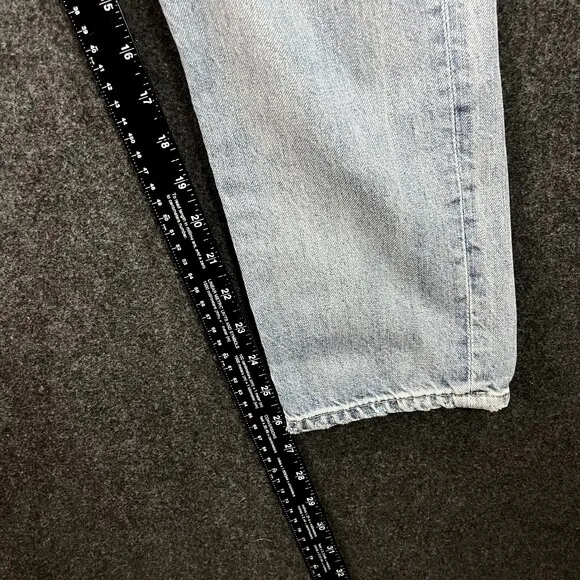 AG Adriano Goldschmied Jeans Women's 27 R Ex-Boyfriend Slouchy Slim Embroidered