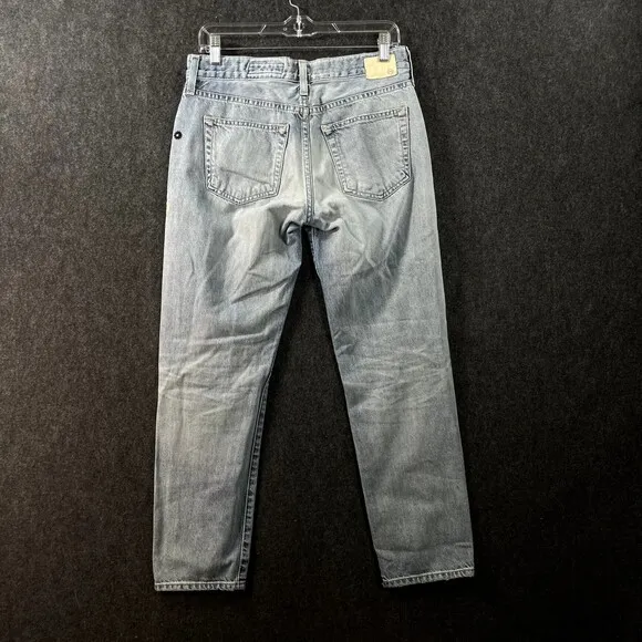 AG Adriano Goldschmied Jeans Women's 27 R Ex-Boyfriend Slouchy Slim Embroidered