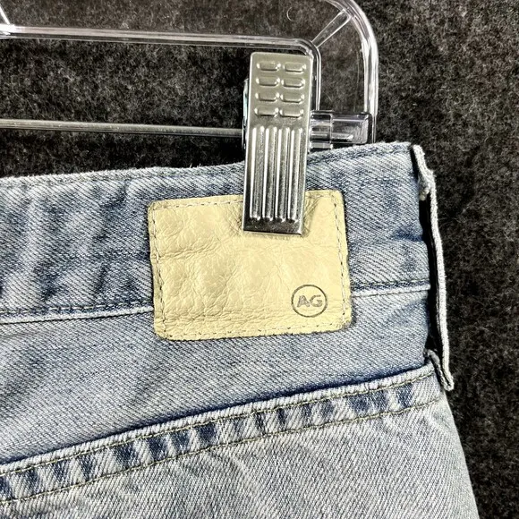 AG Adriano Goldschmied Jeans Women's 27 R Ex-Boyfriend Slouchy Slim Embroidered