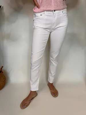 AG Jeans Ex Boyfriend Slim 1 Year Classic White