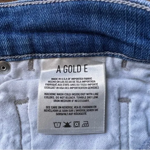 Agolde Isabel Cropped Boyfriend Jeans Size 29