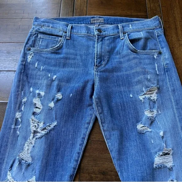 Agolde Isabel Cropped Boyfriend Jeans Size 29