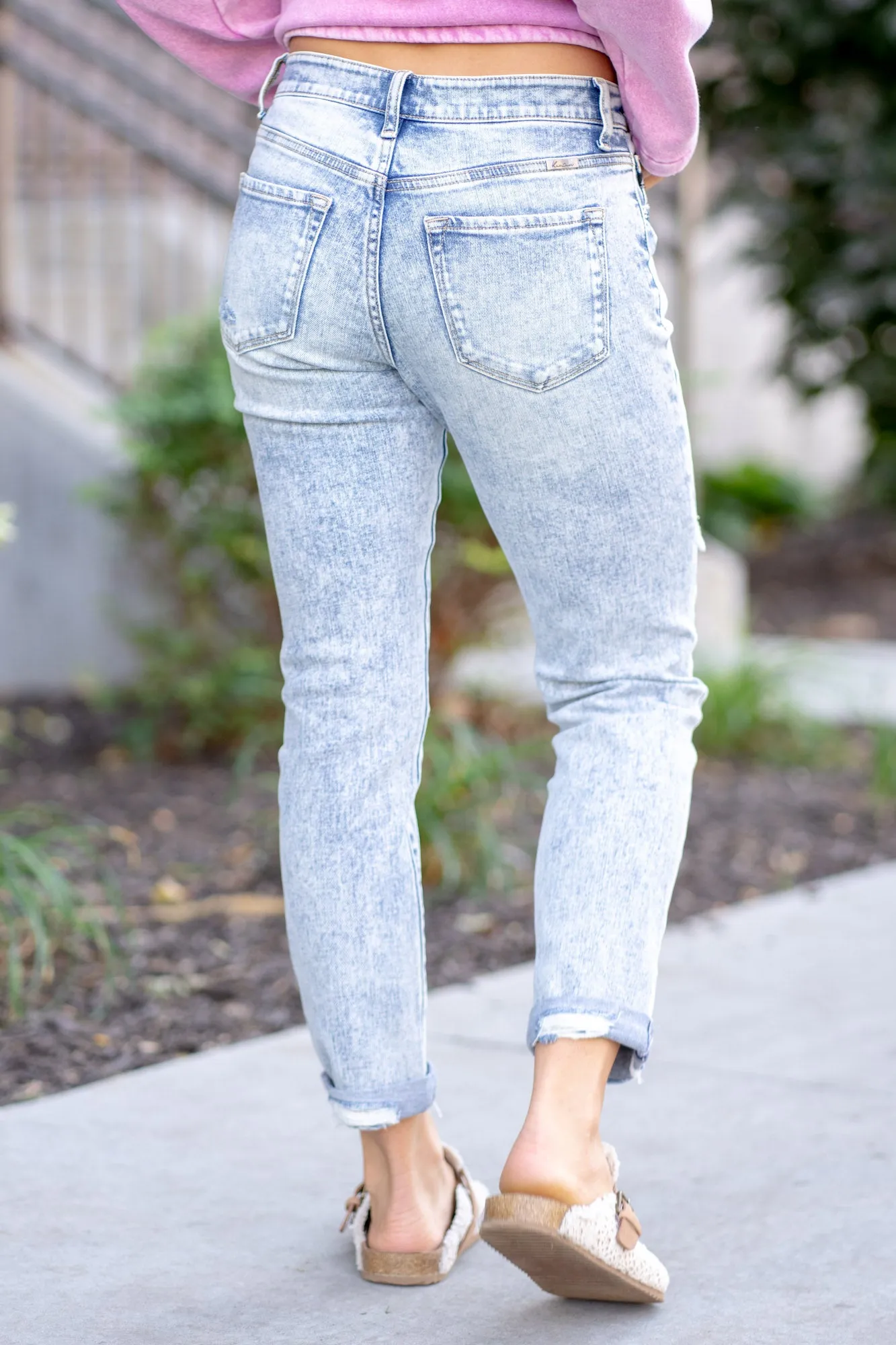 Alena Mid Rise Slim Boyfriend