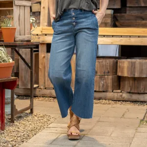 Aliana High Rise Crop Wide Leg