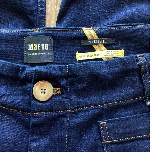 Anthropologie Maeve Colette Wide leg Jeans