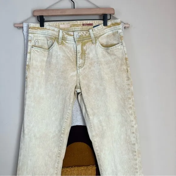 Anthropologie Pilcro Jeans | Pilcro The Slim Boyfriend Jeans YELLOW