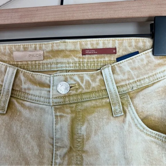 Anthropologie Pilcro Jeans | Pilcro The Slim Boyfriend Jeans YELLOW