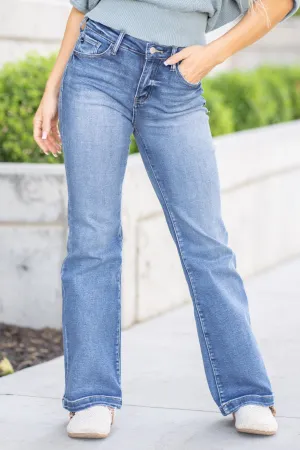 Avonlea High Rise Wide Leg Flare Plus & Regular Sizes