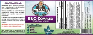 B and C Complex (Whole Food Vitamin)