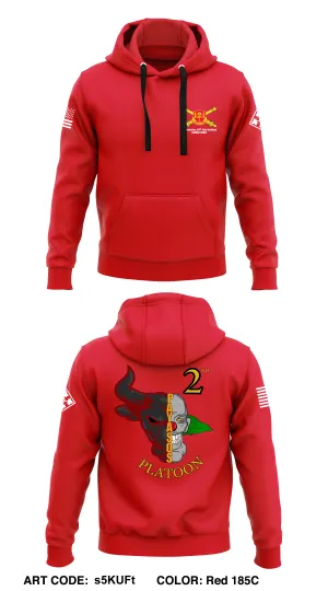 B Btry, 3 BN, 29 FAR, 3ABCT  Core Men's Hooded Performance Sweatshirt - s5KUFt