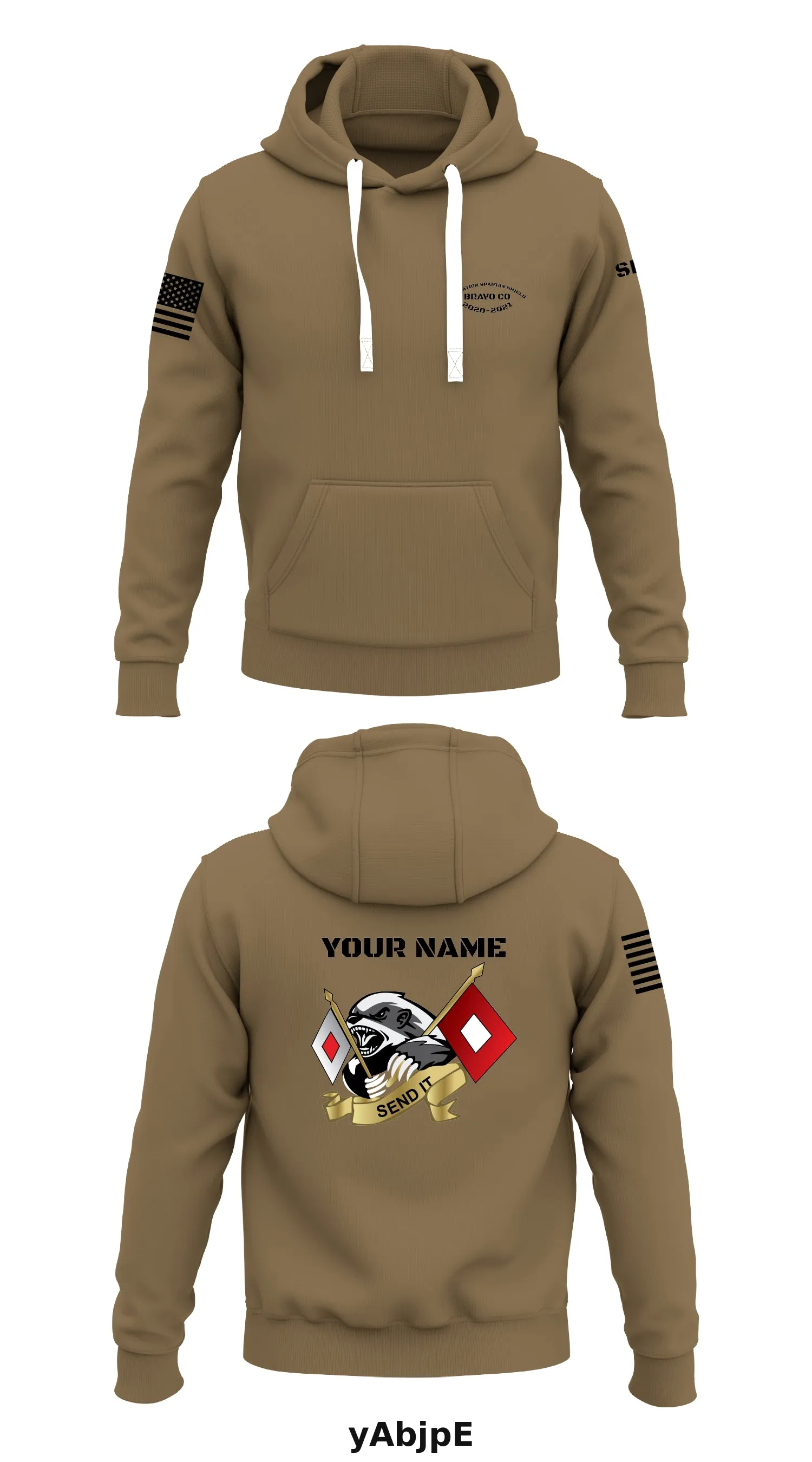 B Co 146 ESB Store 1  Core Men's Hooded Performance Sweatshirt - yAbjpE