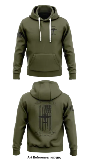 B Co 2-641st Store 1  Core Men's Hooded Performance Sweatshirt - Nk79ha