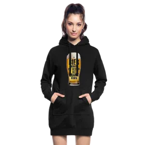 Bier trinken ist besser als Quark reden - Hoodie-Kleid