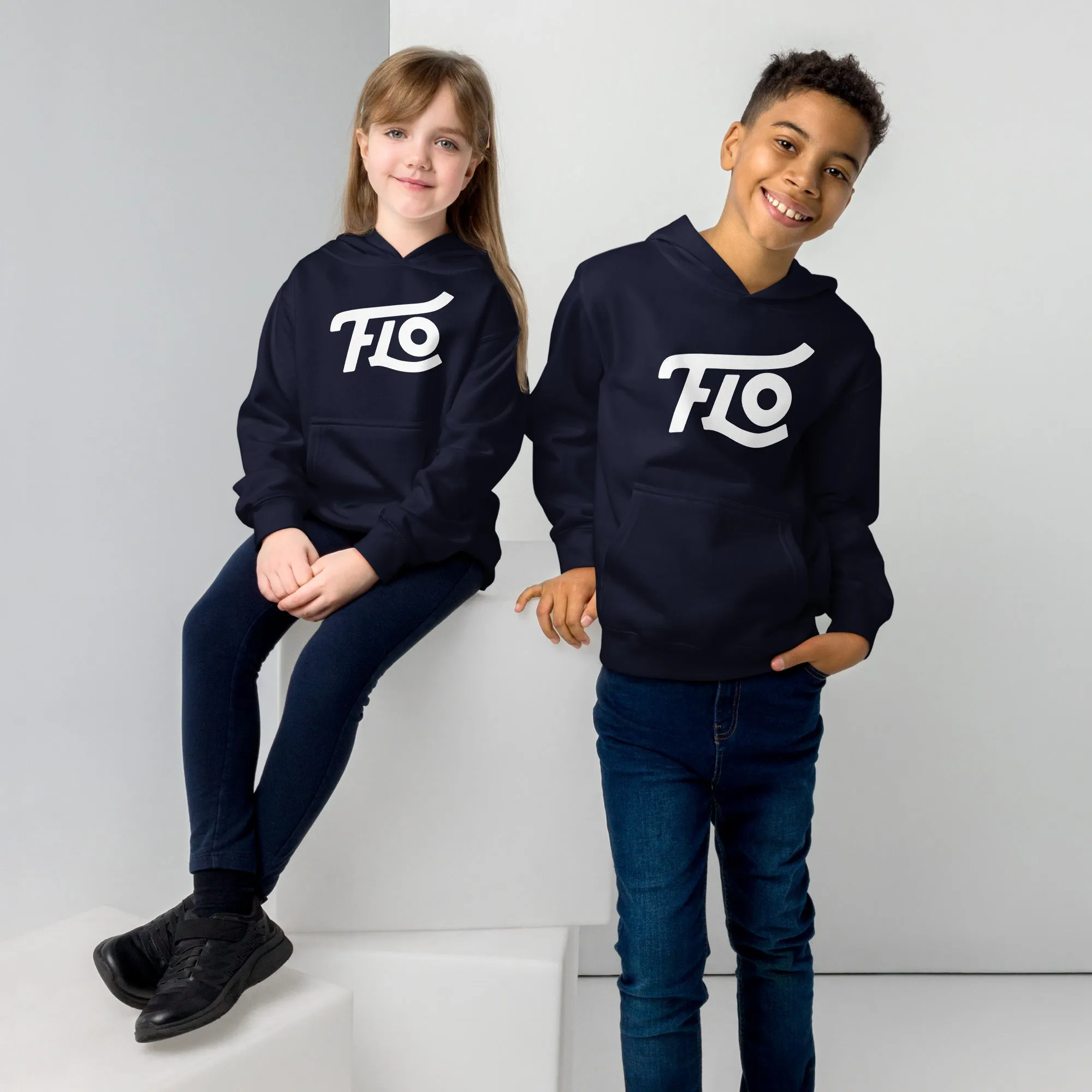 Big FLO Youth Hoodie (White)