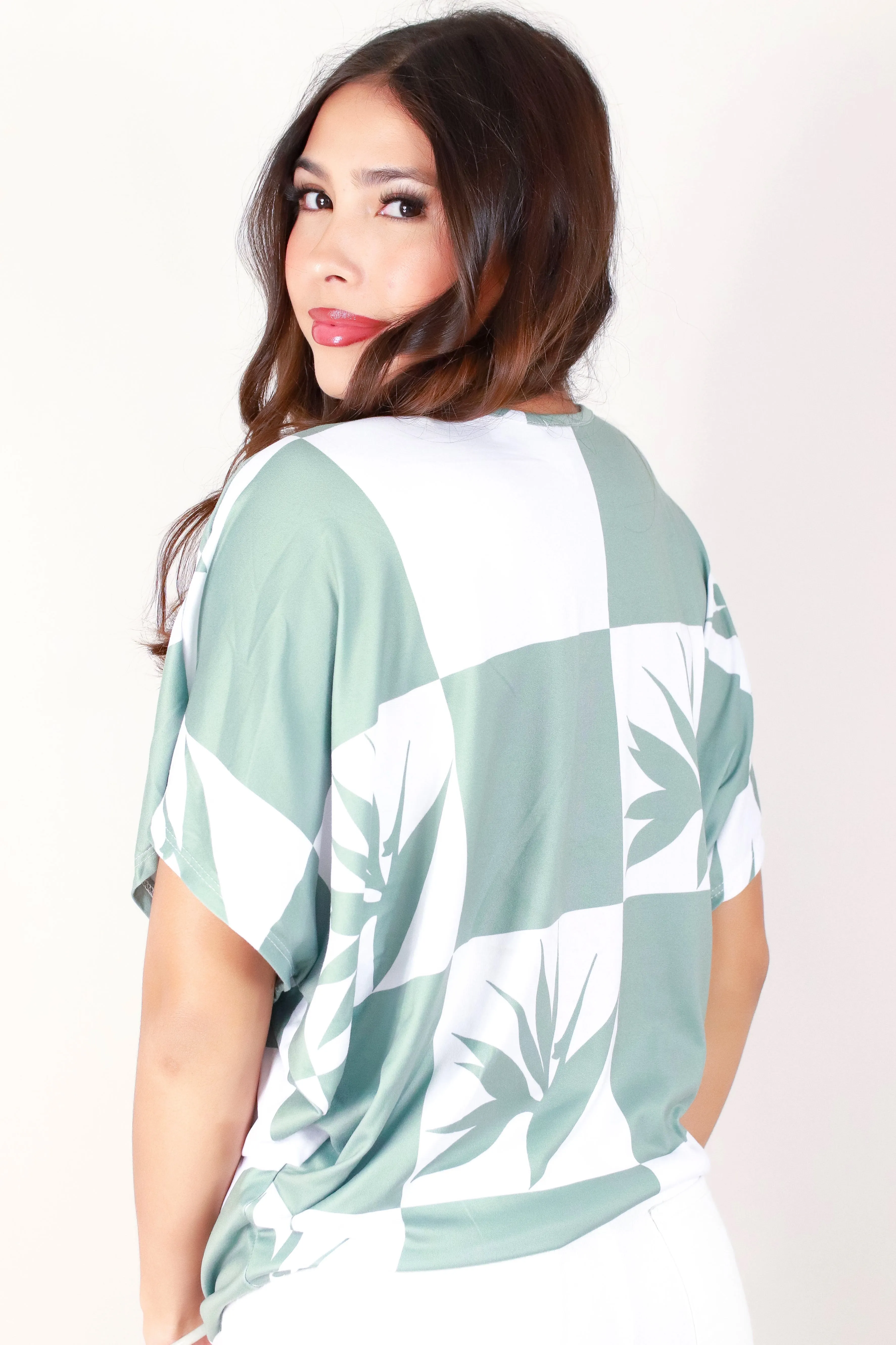BIRD OF PARADISE DOLMAN TOP