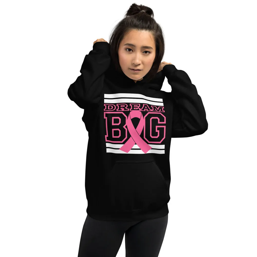 Black White and Pink Breast Cancer Awareness Unisex Hoodie