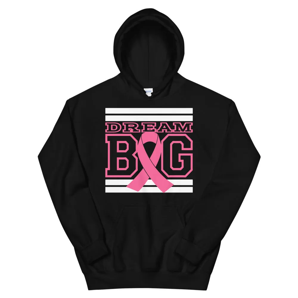 Black White and Pink Breast Cancer Awareness Unisex Hoodie