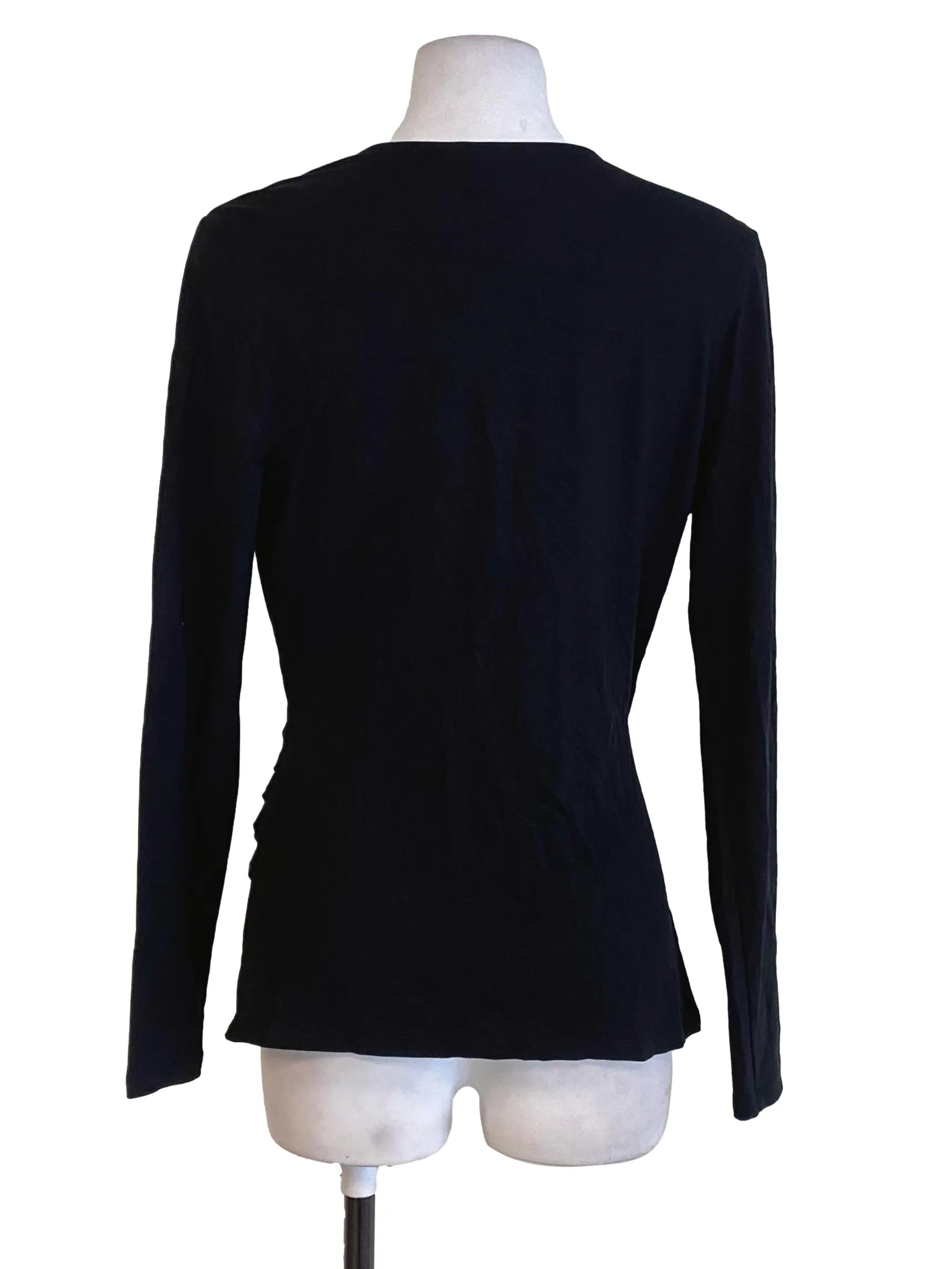 Black Wrap Top