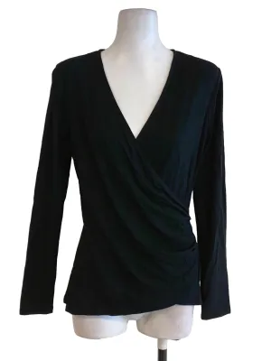 Black Wrap Top