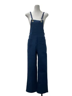 Blue Denim Wide Legged Jumpsuit
