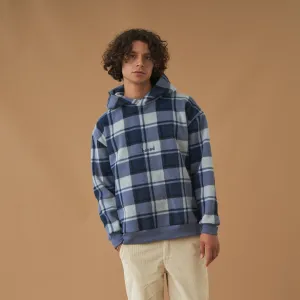 bound 'Jubilee' Check Fleece Hoodie