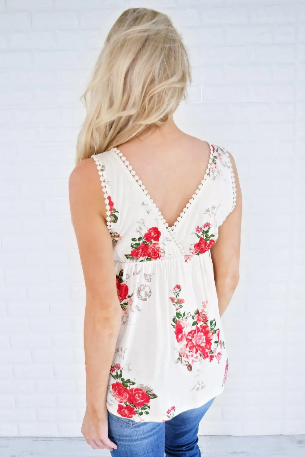 Bourbon Rose Tank Top