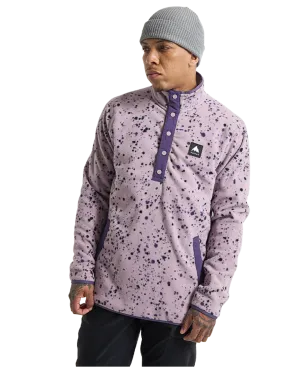 Burton Hearth Fleece Pullover - Elderberry Spatter - 2023